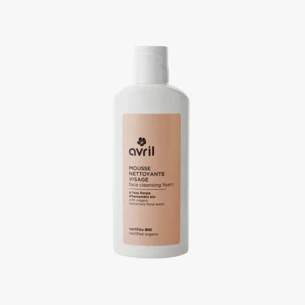 Mousse nettoyante visage bio Avril
