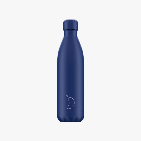 Gourde Chilly's bouteille Mat All Blue 750ml bleu