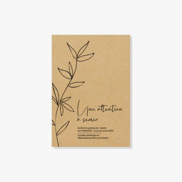 Carte à semer Une Attention A Semer