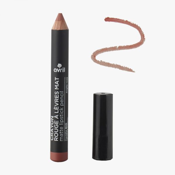 Crayon rouge à lèvres mat bio Avril