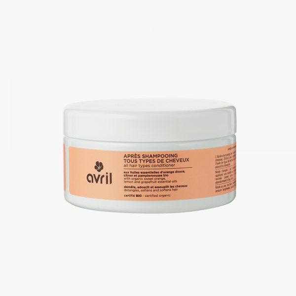 Après-shampoing tous types de cheveux bio Avril