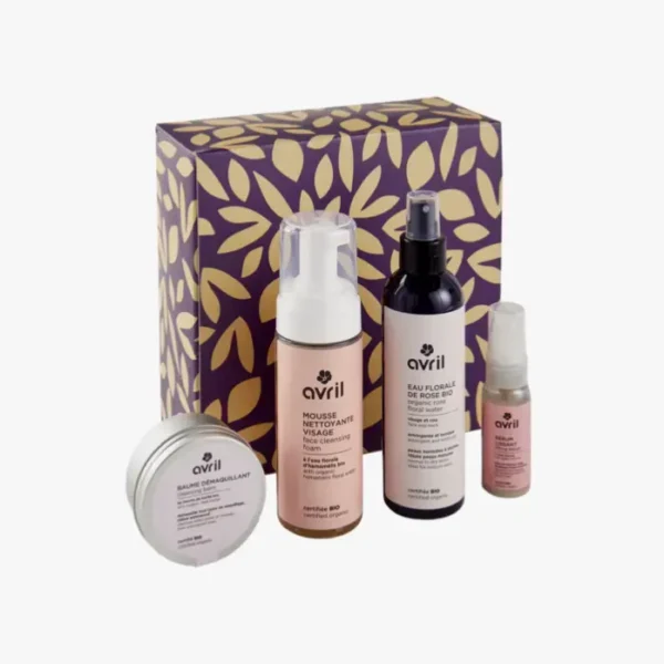 Coffret cadeau bio Avril - Routine soin visage