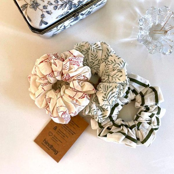 Lot de 3 chouchous upcyclés Hindbag