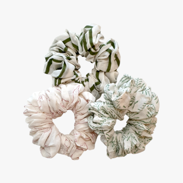 Lot de 3 chouchous upcyclés Hindbag