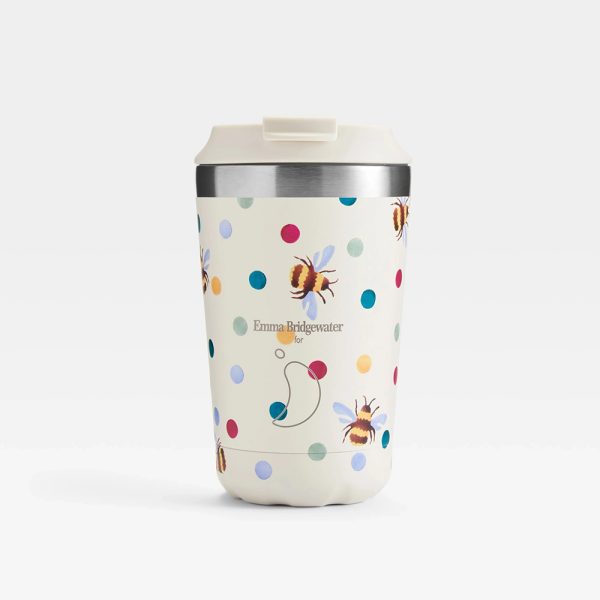 Mug isotherme Chilly's Pois & Abeille - Dots & Bees