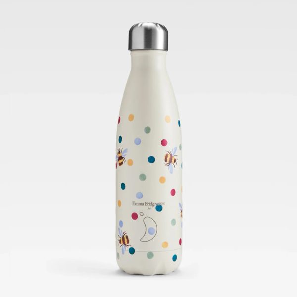 Bouteille isotherme Chilly's 500ml Dots & bees Pois et abeilles