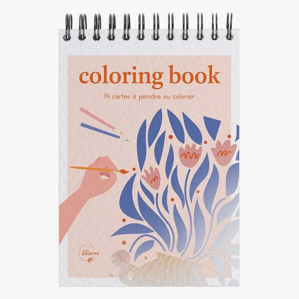 Carnet de coloriage A6 - Floral #2