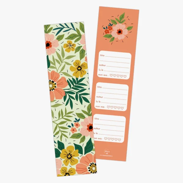 Marque-pages - Floraison