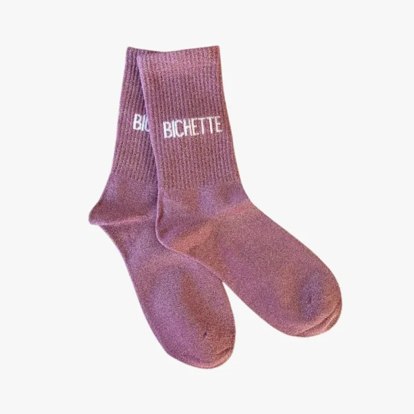 Chaussettes paillettes "Bichette"