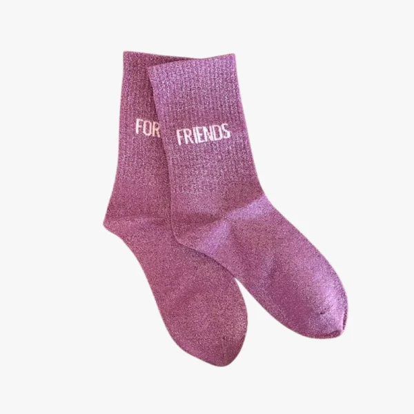 Chaussettes paillettes "Friends Forever"