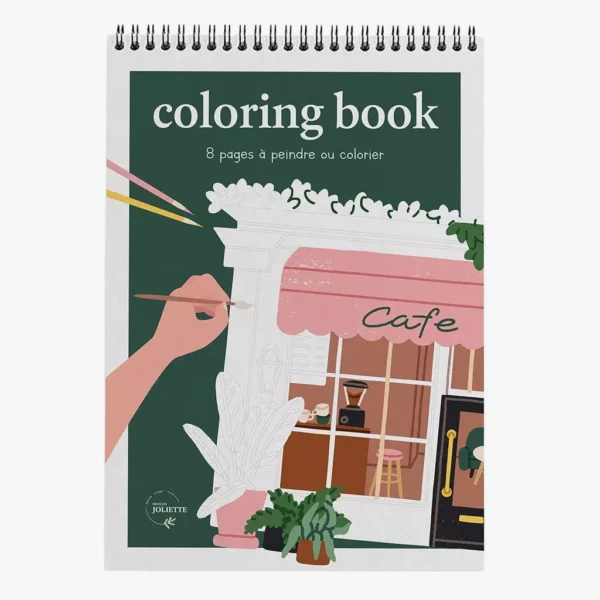 Carnet de coloriage A4 - Boutiques