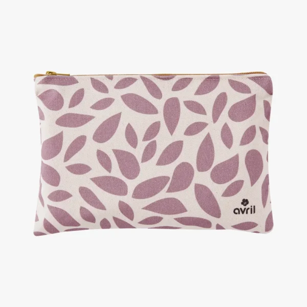 Trousse à maquillage en coton bio